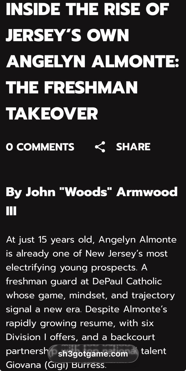 FULL ARTICLE OUT NOW FEAT. <a href="/angelynalmonte_/">Angelyn Almonte</a>  
By <a href="/J_Armwood908/">John “Woods” Armwood III</a> 

Click the link below 

sh3gotgame.com/blogs/news/ins…

Sh3gotgame.com