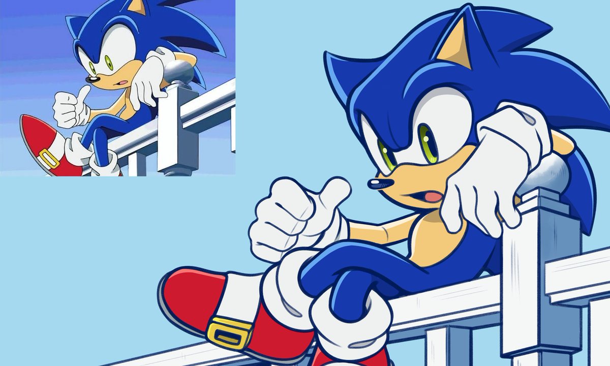 Sonic X redraw I did some time ago for the funsies 
#SonicTheHedgehog