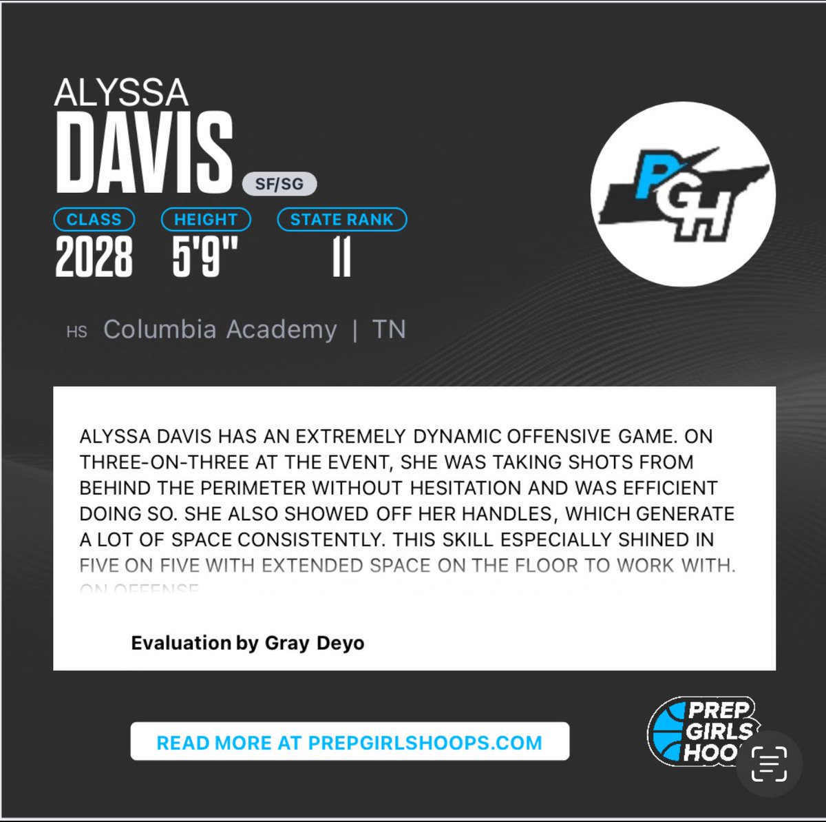 Alyssa Davis tweet media