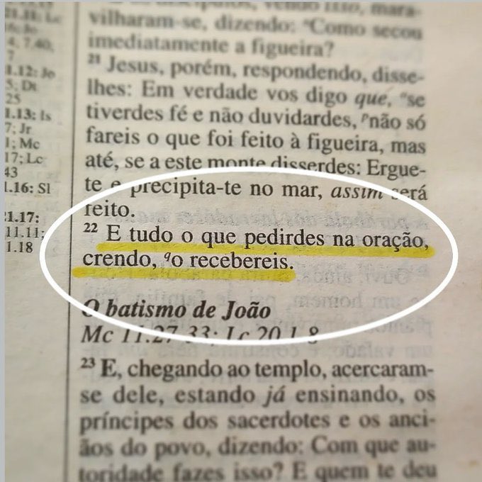 Se você está com o celular na mão escreva: amém!