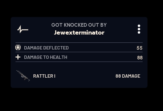 Absymilard's tweet photo. @EmbarkStudios actual player in game that downed me. https://t.co/ZiWcE2GA42