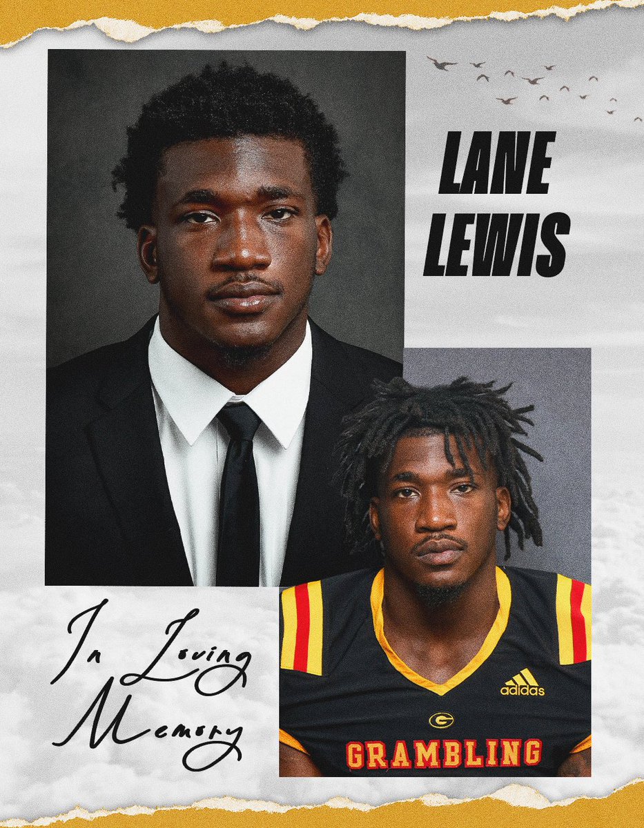 We are saddened to learn of the passing of former Grambling State football student-athlete Lane Lewis.

Lewis was a member of the GSU football team from 2020-2023, playing in 30 games for the Tigers.

We send our sincerest prayers and condolences to his loved ones #GramFam