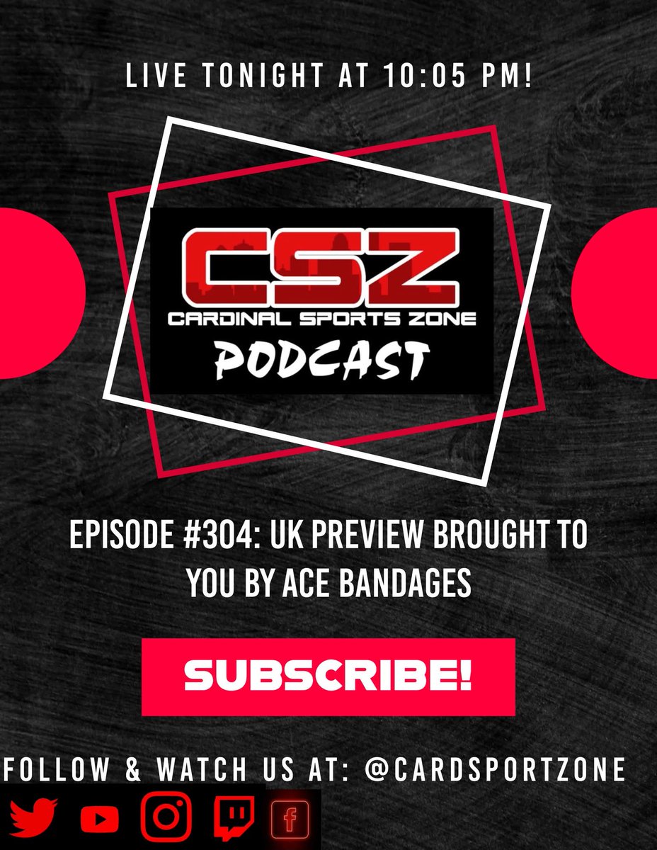 Jeremy_CSZ's tweet image. Join us tonight on the @CardSportZone Podcast as we preview tomorrow's game vs tHEM....talk about @LouisvilleMBB performances this week &amp;amp; talk about our favorite rivalry moments! Check us out on our last Friday night show of the season!