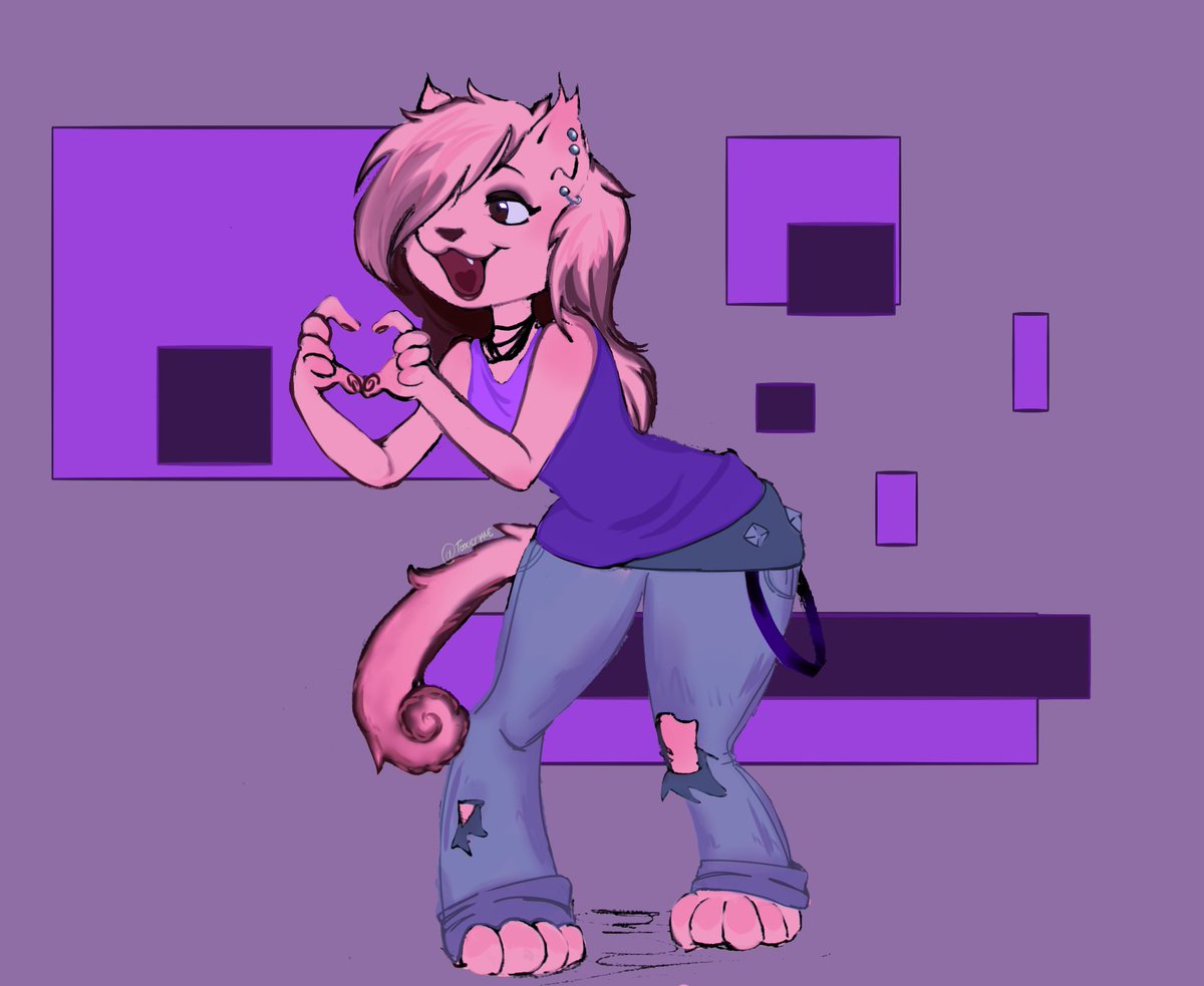 toxicmane206's tweet photo. Soft Grunge Heart

#furryart #punkart #anthroartist #digitalillustration #artistontwitter
#ocartist https://t.co/WVdm3J8n5T