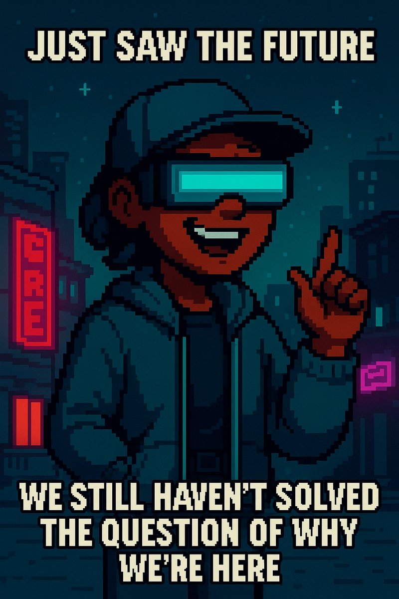 GaiaTechChron's tweet image. When your visor sees the future but your coffee sees the floor.
Artifex chaos is real.
More of them dropping soon.

#digitalart #pixelart #web3