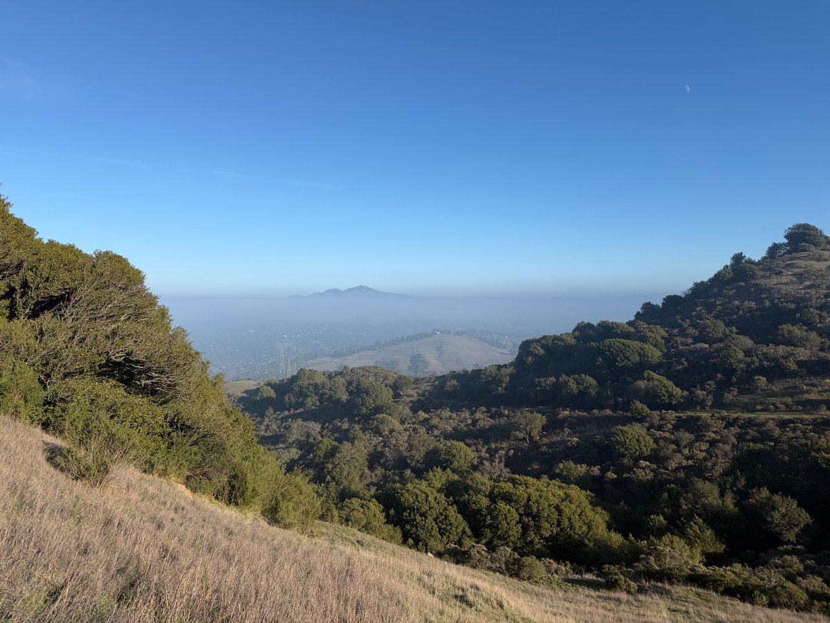 myblakeo's tweet photo. @US_Stormwatch Pretty dramatic views from the Oakland hills - these were from Sibley Volcanic Regional Preserve an hour ago. https://t.co/NhcokvTvyx