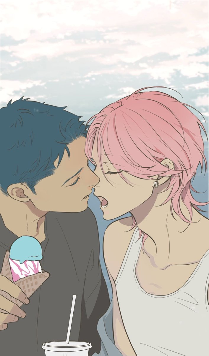 Pinkunicorn_02's tweet image. Guess who’s returning next year? This adorable duo! 😭💖💙✨💃🏽
I have missed them a lot. 
#mangabl #nagahamatobeornottobe
#ながとべ