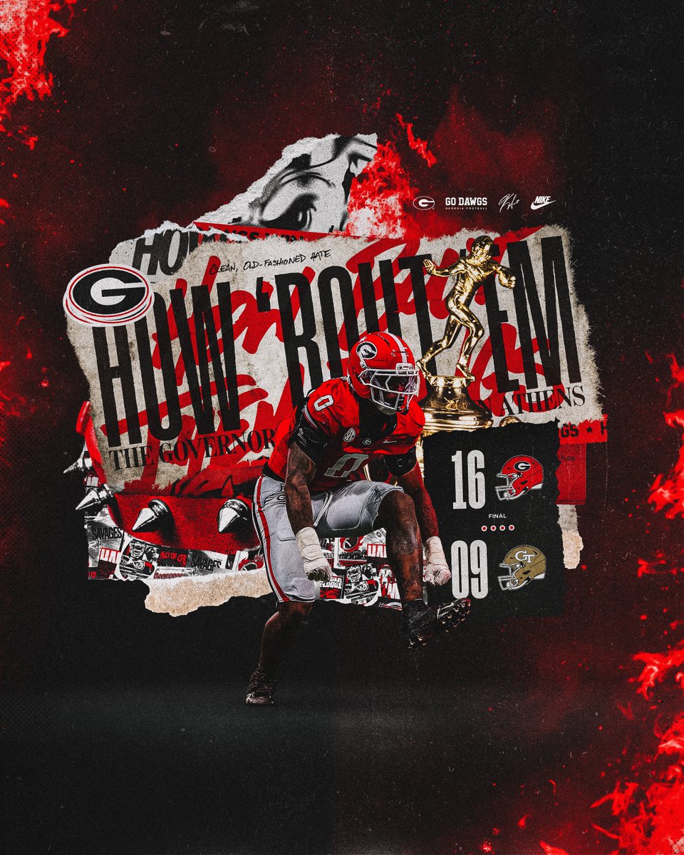 GeorgiaFootball's tweet image. WE RUN THIS STATE 🏆

#GoDawgs