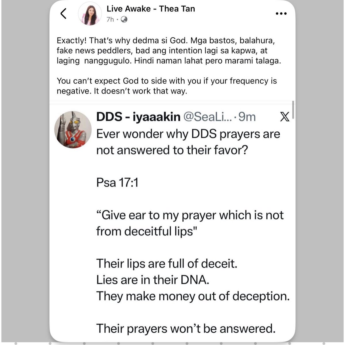 LOL way to take a verse out of context. most of David’s psalms are foreshadowing of Jesus Christ and this verse is included

when God seems not to answer specific prayers, He has planned something better