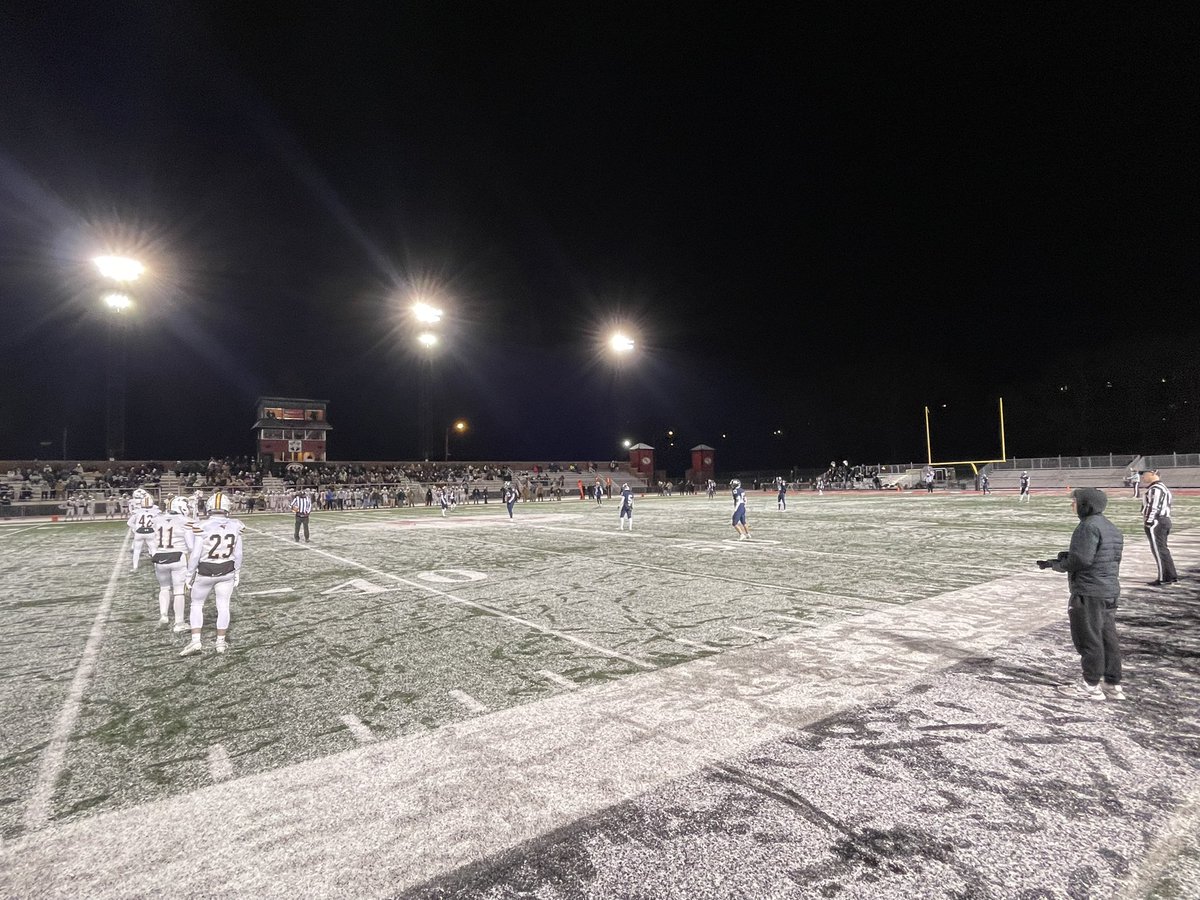 Here in New Philadelphia as McDonald (13-0) gets set to face off with Hillsdale (12-1) for a trip to Canton. 
<a href="/YSNLive_com/">YSNLive.com</a>