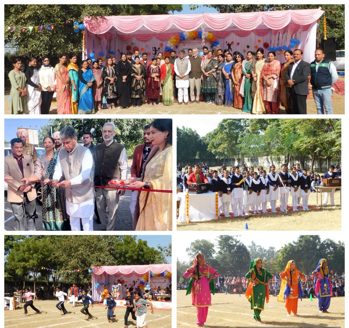 ghs53chd's tweet photo. Annual Sports meet was  organized at GMHS 53 on 28.11.2025. The chief guest, Sh. Manish Tiwari, MP, graced the occasion and blessed the students who bagged positions in different categories under the guidance of Headmistress Mrs Suman Jaiswal
@SchoolEduChd 
@ManishTewari https://t.co/TLd7us5VEQ