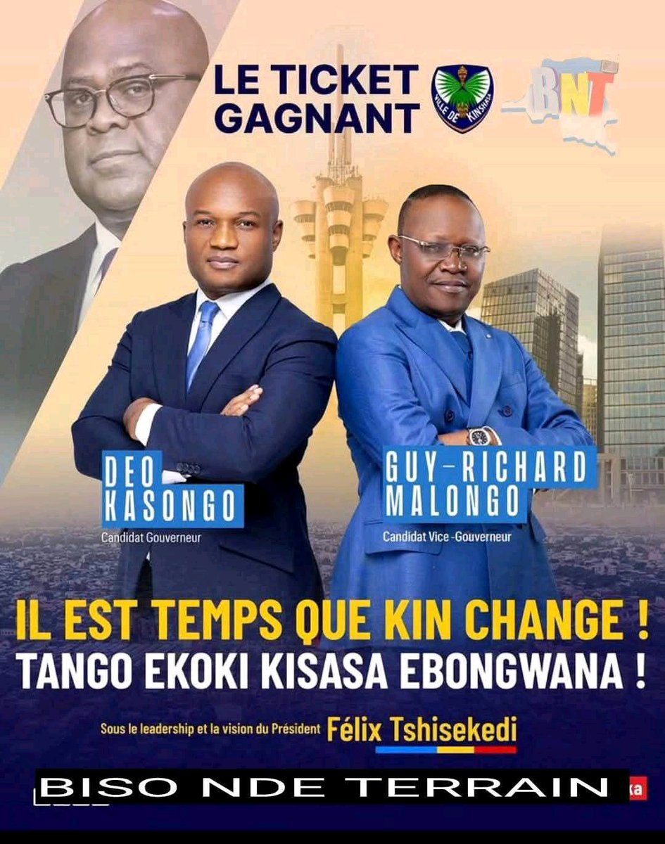 Evangilemont95's tweet image. #RDC 🎙🎙 Indépendamment de sa volonté, Kinshasa et ses habitants réclament DEO KASONGO  comme leur candidat gouverneur 👌