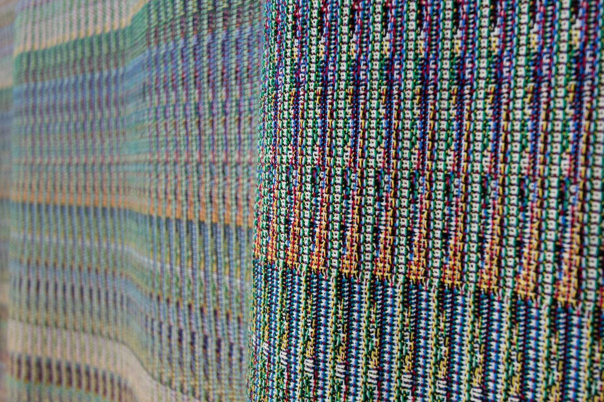GlitchTextiles's tweet image. Data Visions Collection

1. Upward Trend Throw - Detail
2. Upward Trend Throw - Front

glitchtextiles.com

#datavis #dataviz #datavisualization #uniqlo #creativecoding #glitchtextiles #textiles #textiledesign #textileart #woven