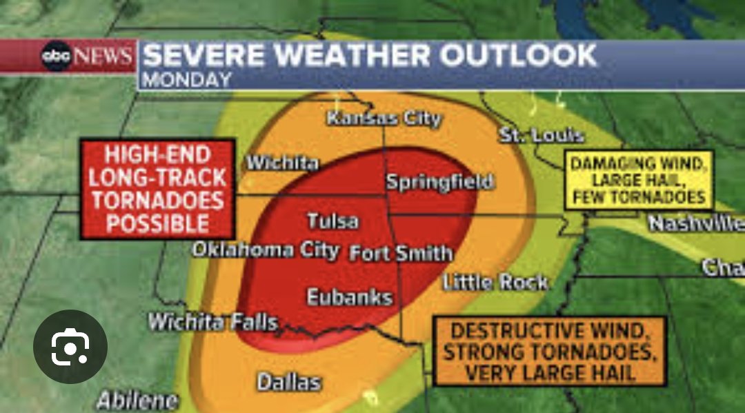 Severe Outbreak Possible Monday: East Texas,... #Arkansas #Tornado #Louisiana #Weather
share.newsbreak.com/g3xpu9n9