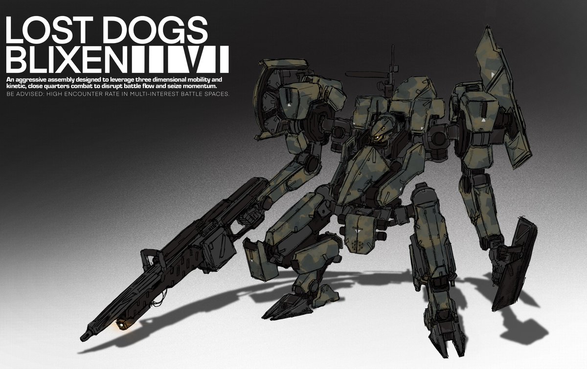 musyasugyo's tweet image. LOST DOGS • BLIXEN