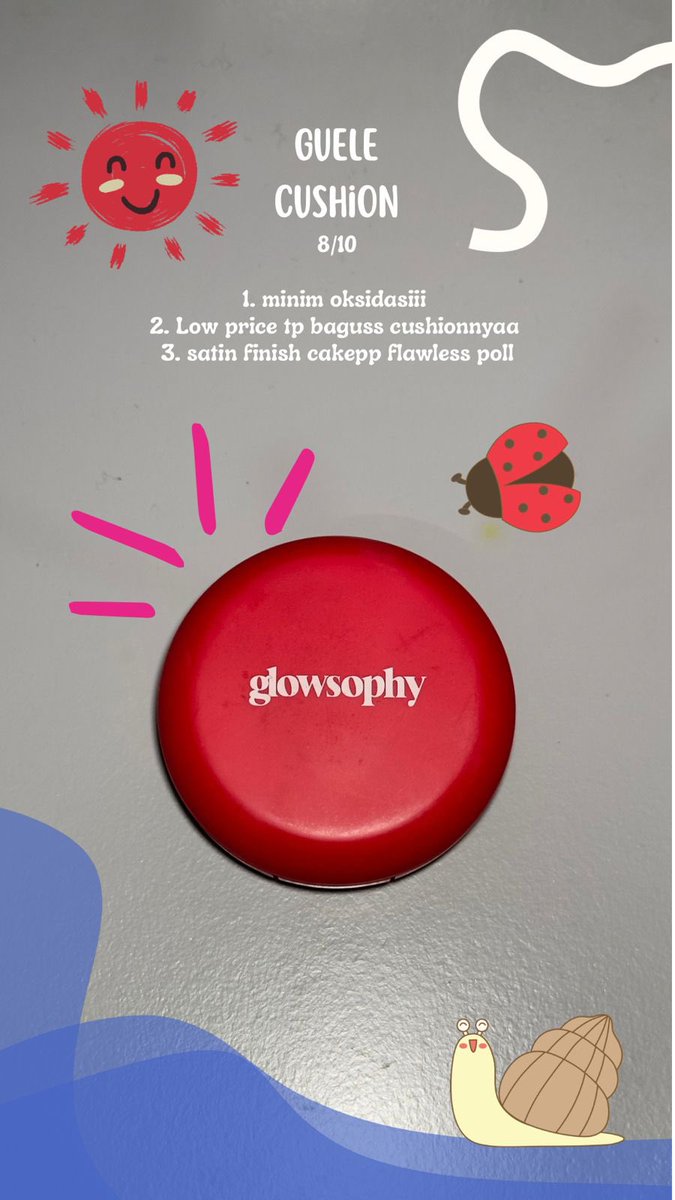 bynyselle's tweet photo. ✨another cushion recomendation✨

cushion dari glowsophy ini bener bener definisi cushion aman dikantong tp cakep di muka, cushion 50 ribuan tp hasilnya FLAWLESS bgt bgt bgt, worth to try ✨

https://t.co/xNTfQ7Eu2p

#cushion #zonajajan https://t.co/0vNfvoPYKZ