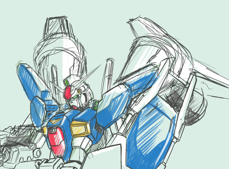 「思うところあって普通にガンダム描いてる」|TAKA02のイラスト