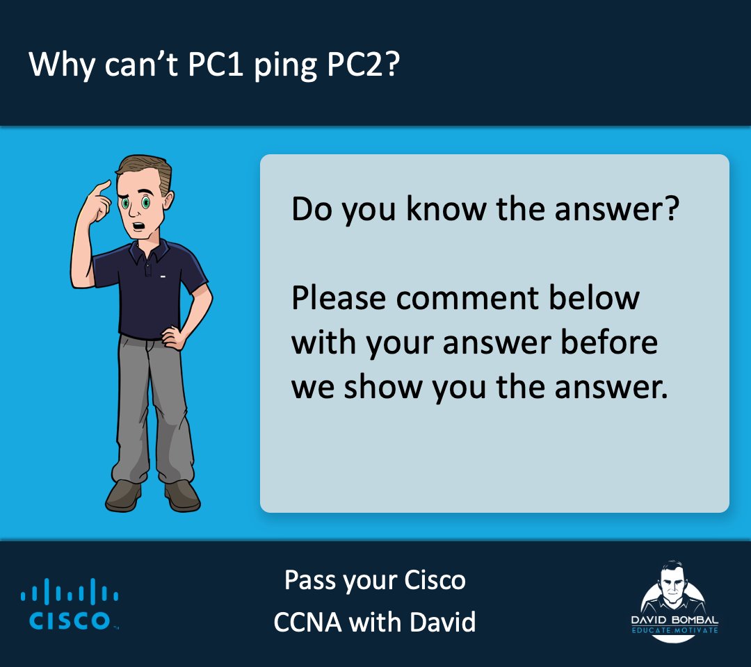 davidbombal's tweet image. Pass your Cisco CCNA with David

#CCNA #Devnet #Cisco #CCNP