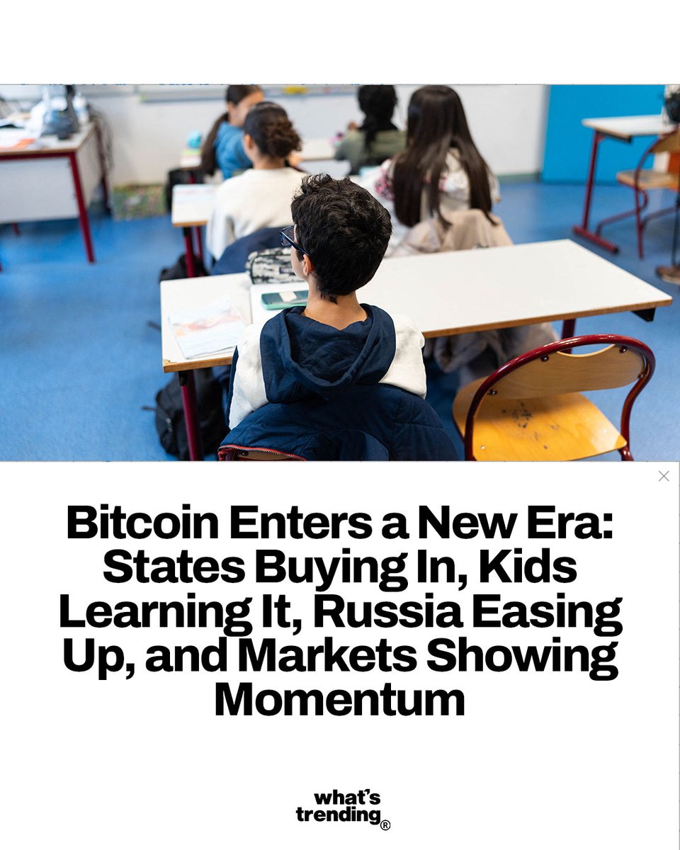 Bitcoin is officially in a new era, and the global moves this week prove  it. 🔍 Texas just became the first U.S. state to fund a public Bitcoin  reserve, allocating $10 million