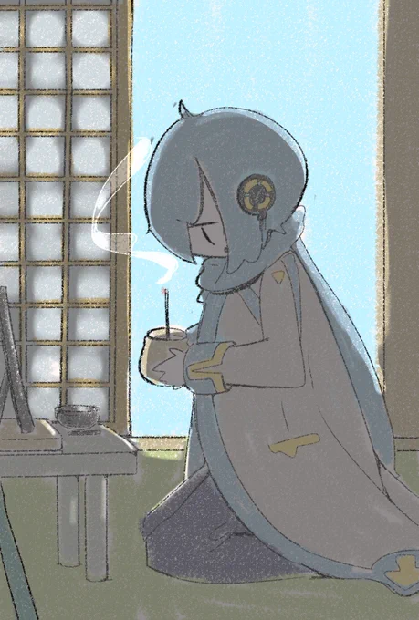 #ボカマス KAITOとマスターの絵 マスターが故人 再掲