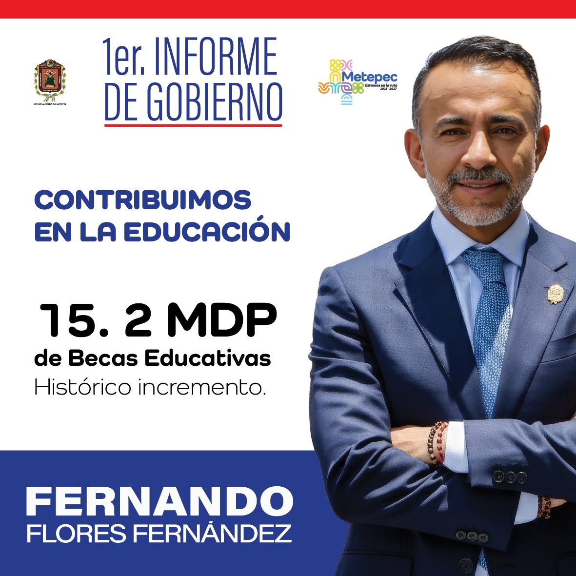 MetepecOPDAPAS's tweet image. Más apoyo, más futuro para Metepec.
#PrimerInformeDeGobierno #4años
#CiudadanosGobernando
#MetepecBrilla #EstamosEnLaRuta
@FerFlores_Emp 
@MetepecGobierno