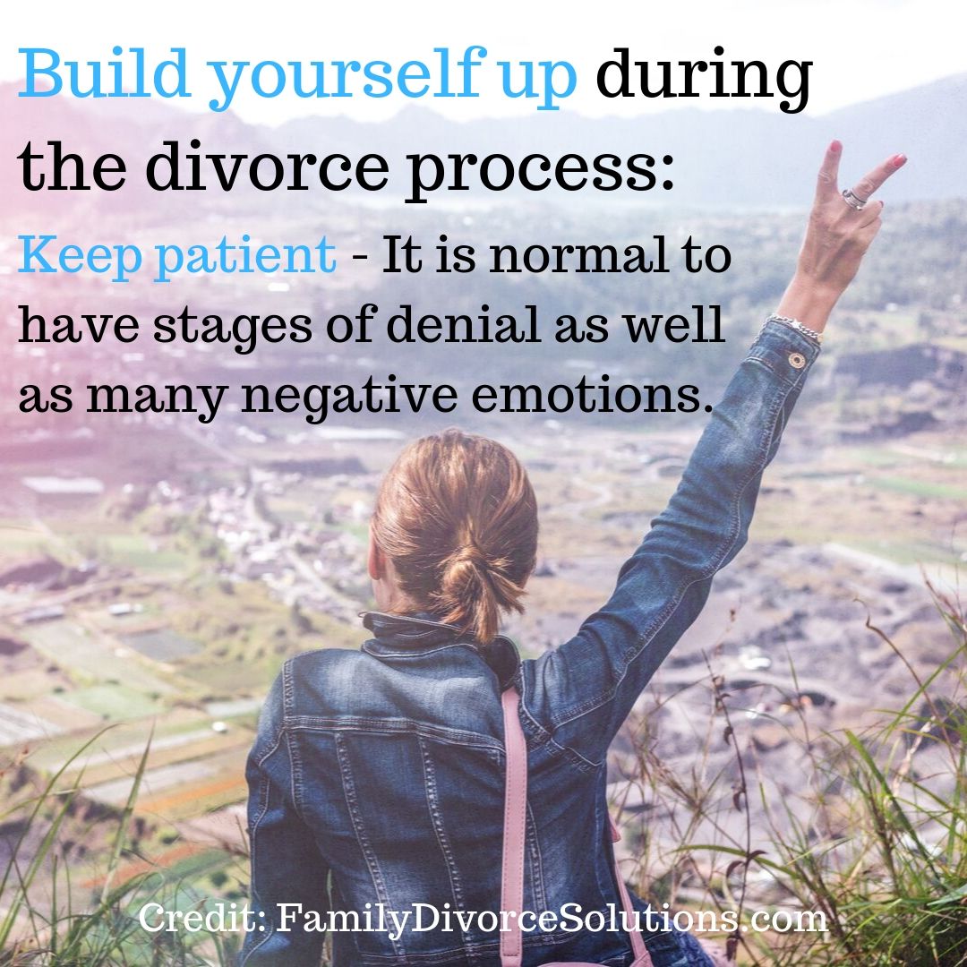 FamDivorceSolve's tweet image. Be patient with yourself. It takes time to build yourself up. #divorce #divorceadvice #CollaborativeDivorce