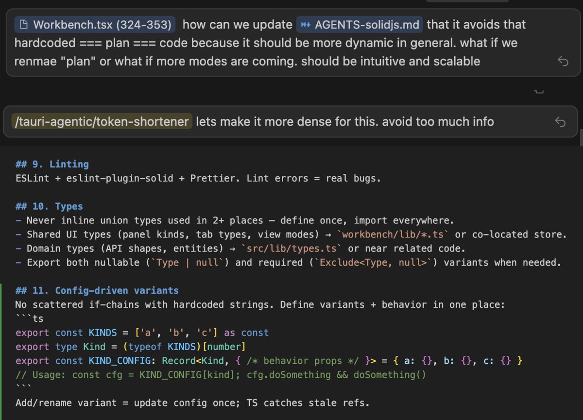AGENTS rules snippet