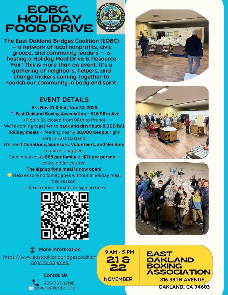 ACSOSheriffs's tweet image. As we head into the weekend, we are still feeling a spirit of thankfulness. Our personnel work throughout Alameda Co. on various assignments, creating opportunities for us to partner w/communities across the county. Thank you, EOBC, for having us (AC Transit Police Services).