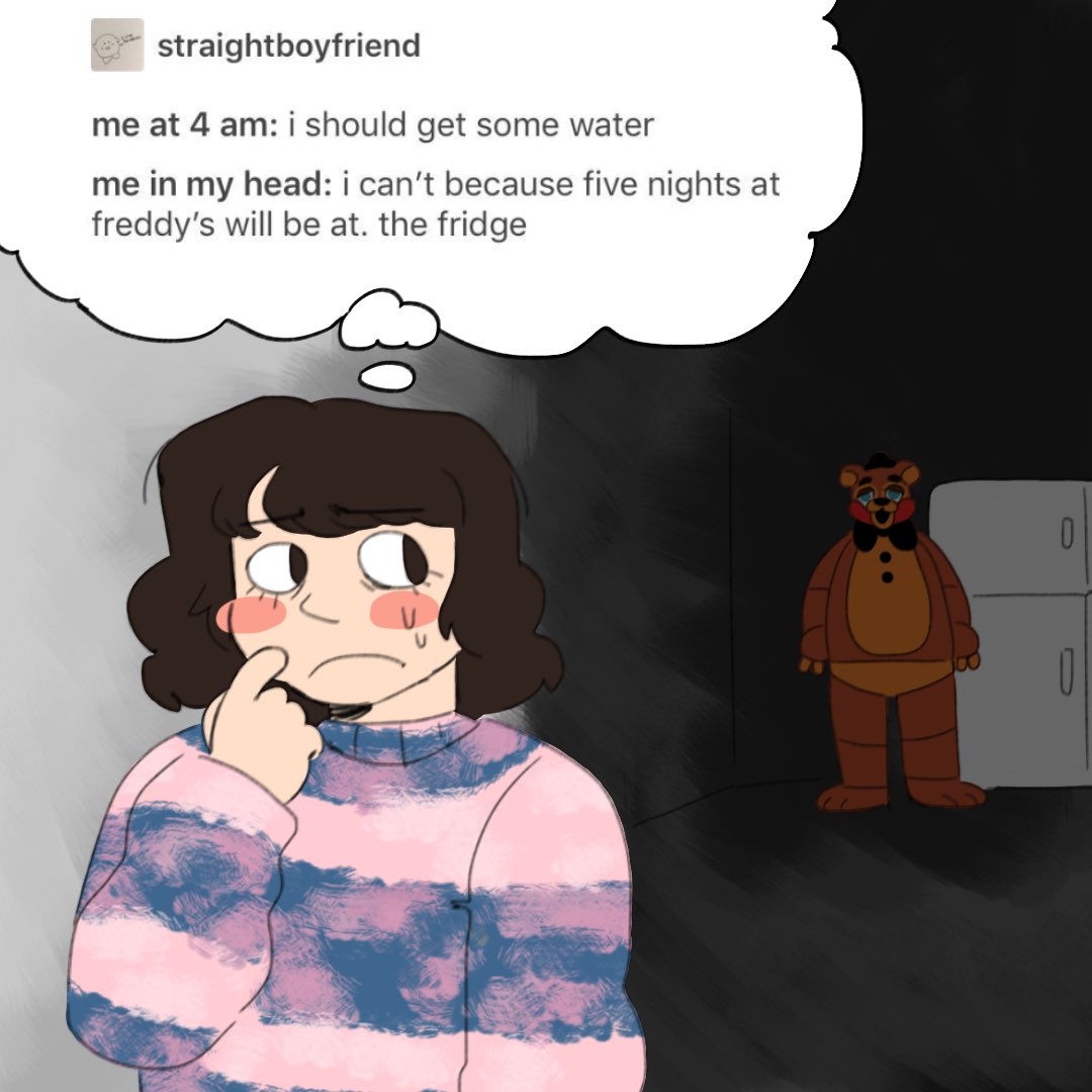 dailylizandbaby's tweet image. day 110 - the plot of fnaf 2