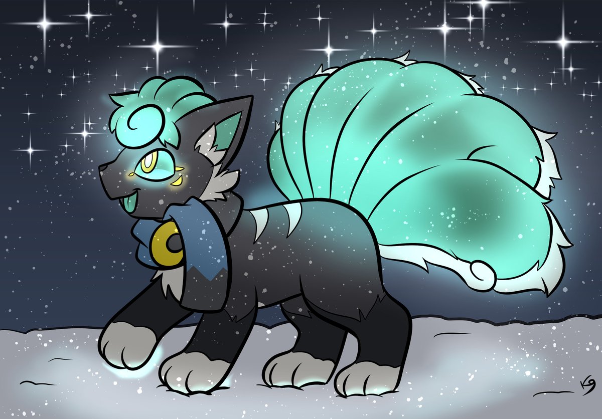 the_K9_team's tweet image. A glowing pix in the snow