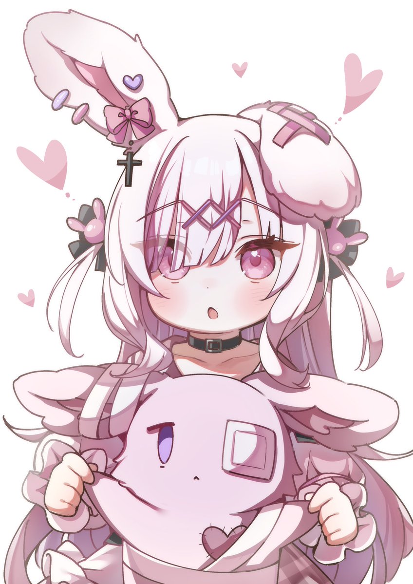 兎彷魂あみゅ　イラストカード　サイン 兎彷魂あみゅmelty3DLive