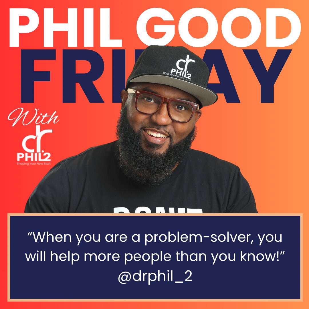 drphil2_'s tweet image. Phil Good Friday 💡

When you show up as a problem-solver, you don’t just fix situations—you change lives.

“When you are a problem-solver, you will help more people than you know!”
– @drphil_2

#PhilGoodFriday #ShapingYourNewStart #ProblemSolver #DrPhil2