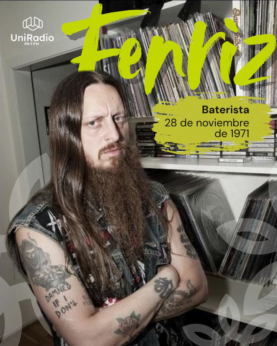 #UnDíaComoHoy nació Fenriz, miembro de Darkthrone. Su música es parte fundamental de la segunda ola del black metal, un movimiento que transformó la historia del metal extremo.

#Reimagina #UniRadio