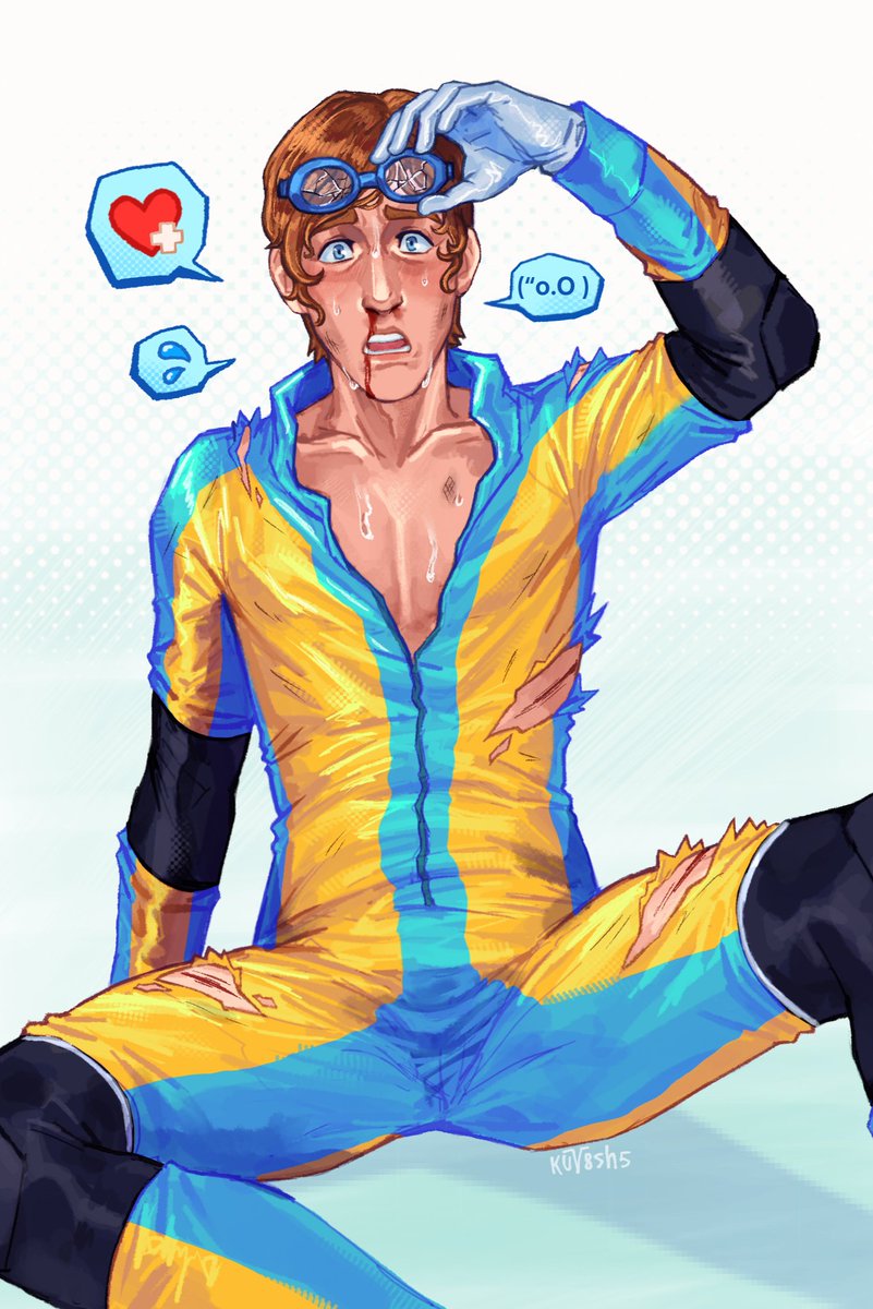 alekuv8sh5's tweet image. love him dearly but i needed to draw him beaten up 
#dispatch #waterboy