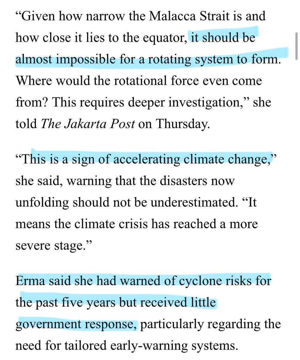 Headline <a href="/jakpost/">The Jakarta Post</a> hari ini.

Ayo kita bantu suarakan dan keraskan peringatan dari para ahli dan ilmuwan, that THIS IS NOT NORMAL AND WE MUST ACT.

<a href="/EYulihastin/">Prof. Dr. Erma Yulihastin</a>

thejakartapost.com/indonesia/2025…