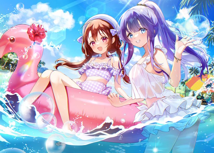 pixivisionで紹介していただきました!🏖️🌊
#pixiv #illust 