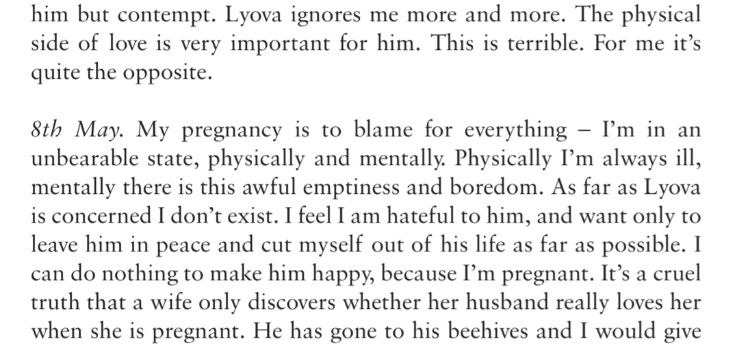 TXtater95's tweet image. Reading about Leo Tolstoy&apos;s wife Sophia, and I think she deserves more attention:

Sophia loved Leo beyond the point of an obsession. She had 13 babies with him. 5 died. I&apos;m reading her diary from early in her marriage, and the entries are tragic.