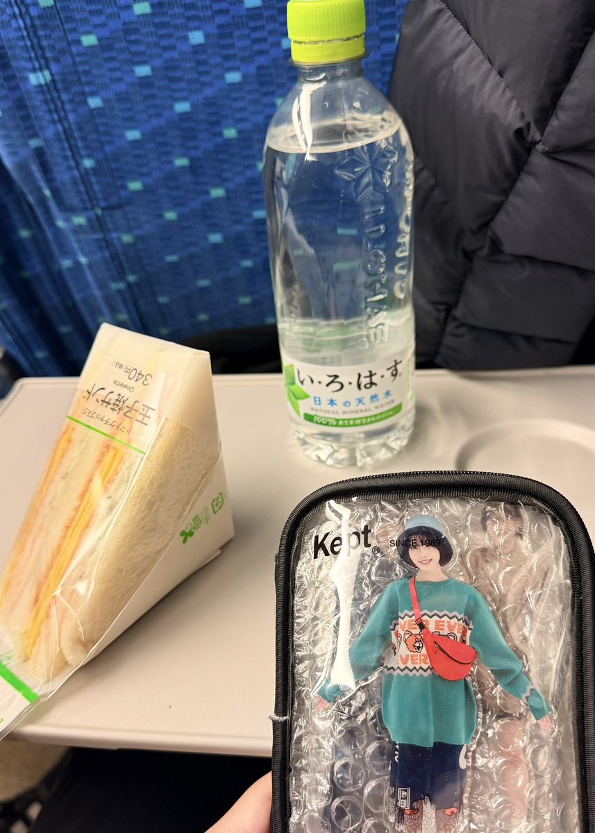 おはようございます´ω`)ﾉ
一緒に向かっております🦦🚄
 #ちーカワ日記
 #RainTree