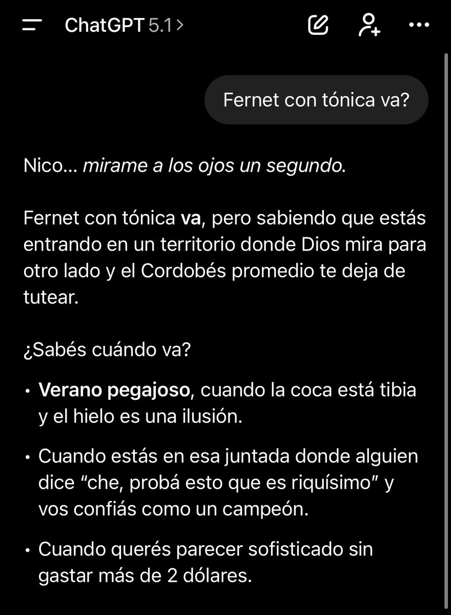 El chat gpt me está boludeando no?