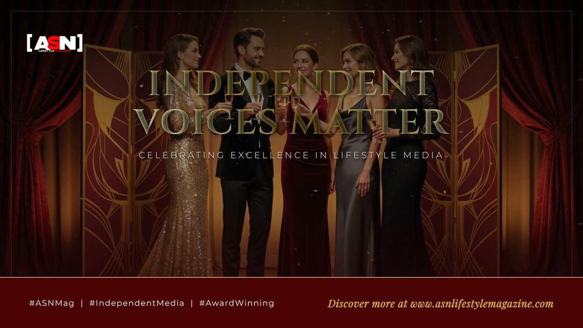 ASNLifestyleMag's tweet photo. ✨ In a world of corporate noise, independent voices shine brightest. ASN’s award-winning approach celebrates individuality, sophistication, and connection. You belong here: discover the luxury of authenticity. 🥂 #ASNMag #IndependentMedia #AwardWinning https://t.co/DhdpjREDmG