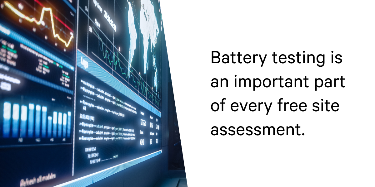 CCC_Liebert's tweet image. Battery testing is an important part of every free site assessment. It reveals how healthy your UPS batteries are before you need to use them. Then you can receive tailored battery maintenance meant to keep your specific power unit alive for a long time. #UPSBattery #CCC