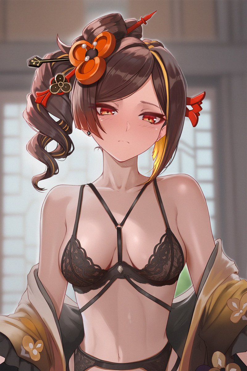 Hikari__Illust's tweet image. Chiori 😍🖤
#GenshinImpact SFWイラスト