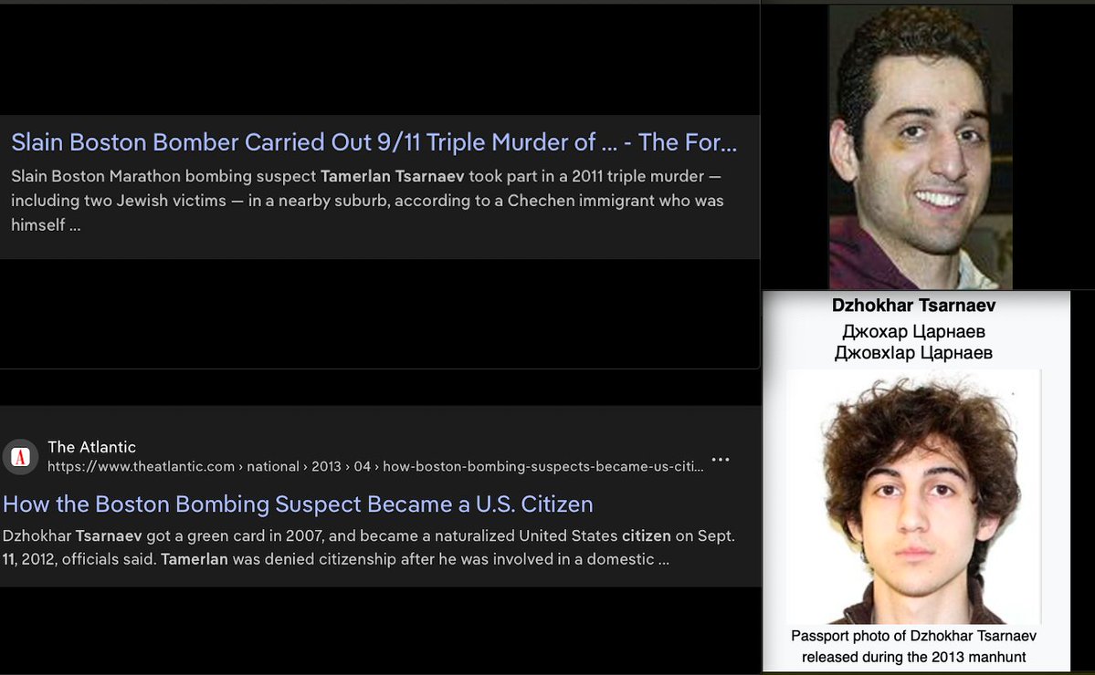 generatedsimage's tweet image. The Tsarnaev 911 connections.