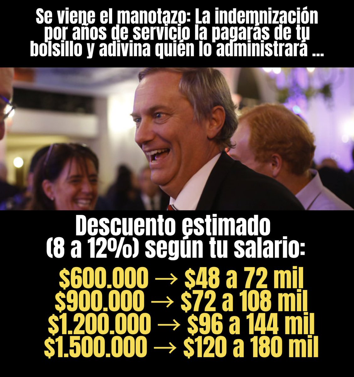 Las administradoras se soban las manos con el nuevo botín