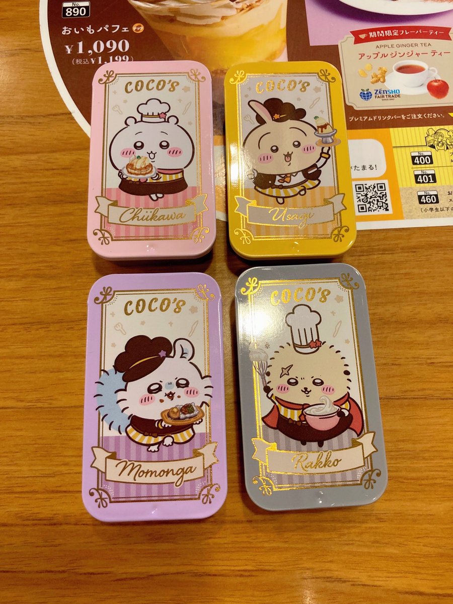 harukoukantw's tweet photo. 《交換》
ちいかわ　ココス　第1弾　巾着　第2弾　ミニタオル　第3弾　スライドケース　第4弾　ソフビ人形　特典

譲
タオル→うさぎ　モモンガ　ラッコ
ケース→ちいかわ　うさぎ　モモンガ　ラッコ

求
ソフビ>>巾着>タオル>ケース　ハチワレ

まとめて優先

新宿手渡しにて
よろしくお願いします🙇‍♀️ https://t.co/sbSw6FyHXq