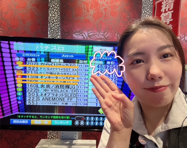 おはようございます☀昨日のランキング一位は 推し機種のからくり