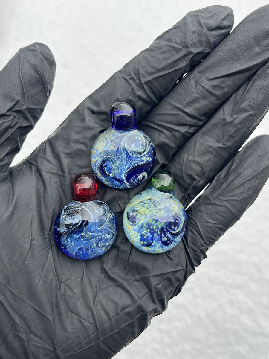Starry night themed pendants by me 
Original price 30 shipped
Now 21 shipped each
Black Friday - Cyber Monday only 30% off