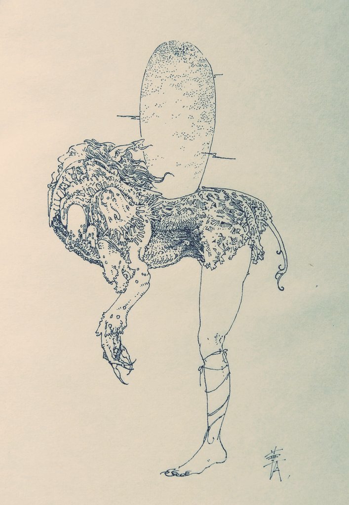 Katsukikoge's tweet photo. #一般ウケはしないけど自分は好きだなと思って欲しい
#今月かいた絵を晒そう https://t.co/xoekAaMyXH