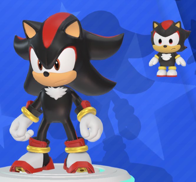 Shadow and a tiny baby Shadow