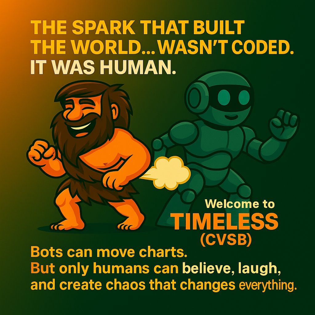 Timeless_CVSB's tweet photo. They have bots.
We have Carvo.
Guess who wins? ⚡🔥
$CVSB on Solana.

5xQvBYsCtM7Pz5ChiQtLYnmhPYNSquqGQebWuYE5pump

#Solana #SOL #Crypto #MemeCoin #PumpFun #DexScreener  
#TimelessCVSB #CVSB #HumansVsBots #TeamCarvo https://t.co/JpWfWg7WRB
